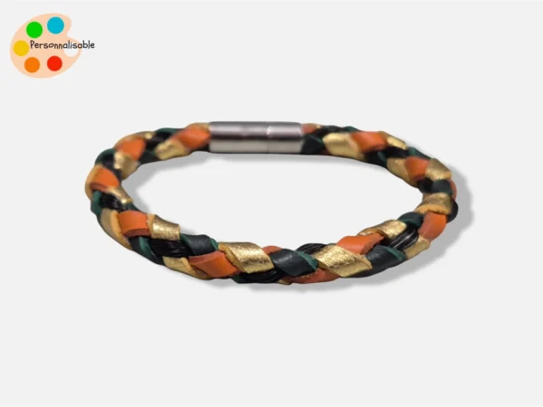 Un bracelet en crins de cheval original pour homme ou femme