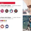 Une médaille pour chien en acier inoxydable