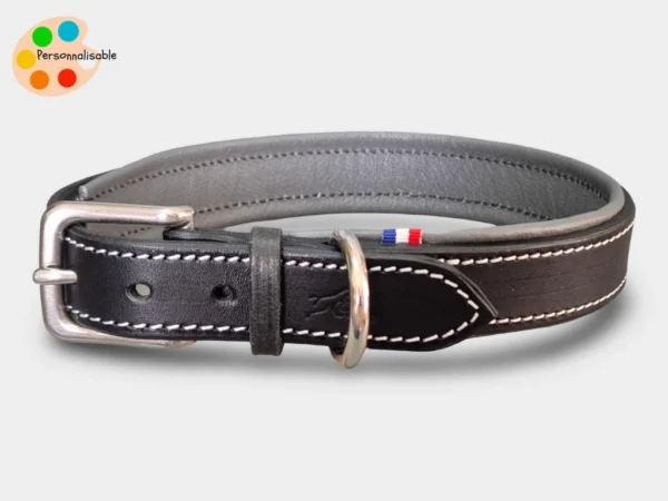 Un collier de chien de qualité et sur mesure