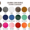 Tous les coloris de cuir 100% personnalisables