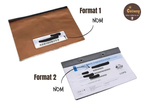 Les différents formats de carnets d'identification de cheval