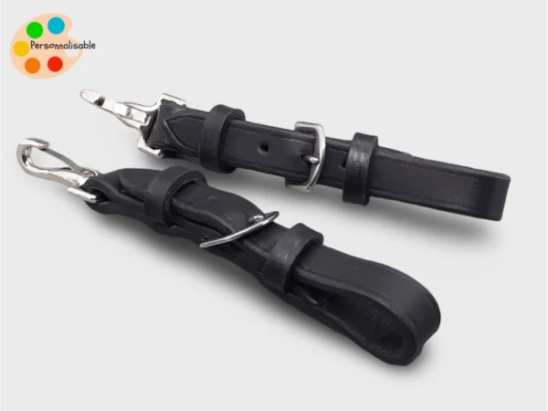 Des montants de mors amovibles pour side pull en cuir