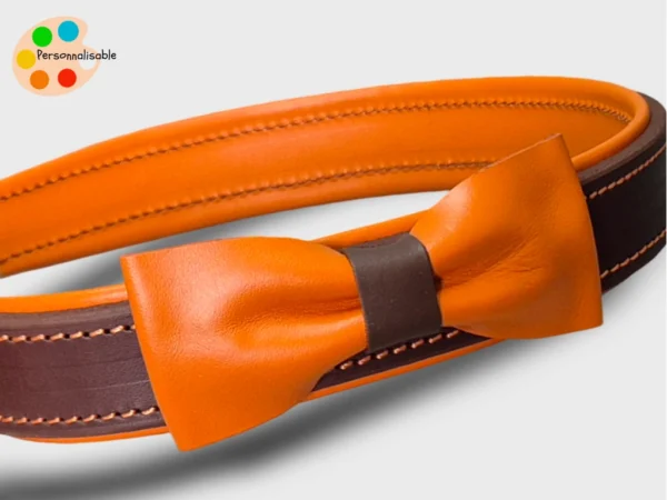 noeud-collier-de-chien Un noeud papillon chic pour collier de chien