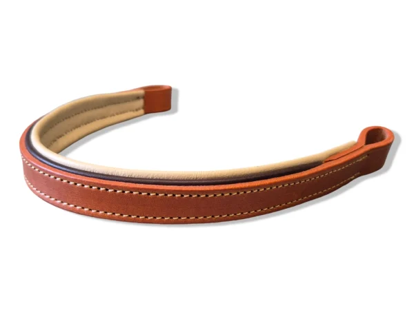 Un frontal en cuir pour cheval