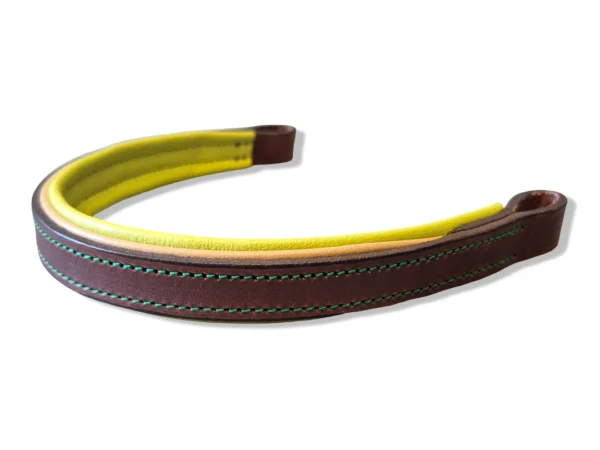 Un frontal en cuir pour bridon cheval