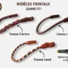 Des modèles de frontaux en vague avec des clips