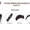 tetiere-a-pont-elastique Les différentes têtières pour le bridon sans muserolle
