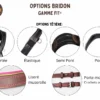 Les options de bridon pour cheval pour le bitfitting