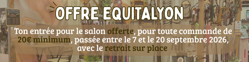 Offre Equitalyon pour une entrée au salon offerte